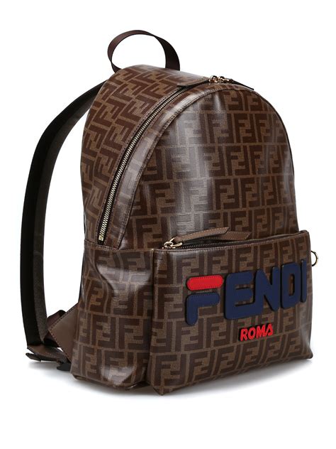 fendi blue canvas backpack|Fendi backpacks for men.